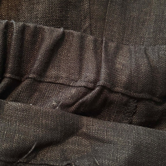 100% LINEN SKIRT, BLOOMINGDALES, BLACK, SIZE 30, LONG LENGTH, WIDE & FLOWING, - Picture 12 of 13